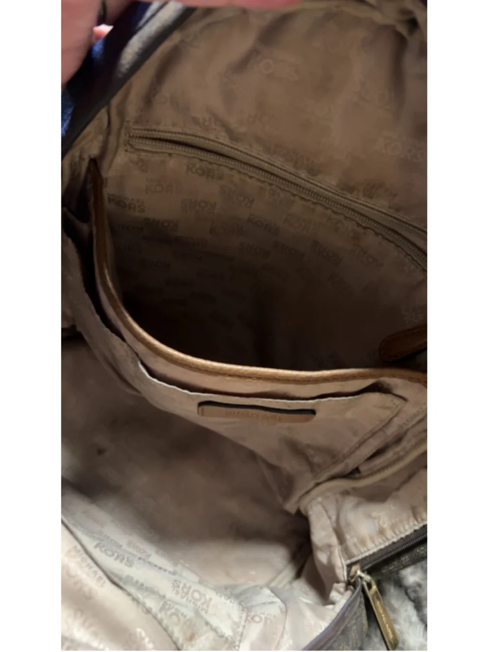 Women's Michael Kors Studded Backpack One Size Brown Gold